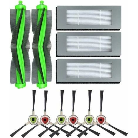 Cepillo principal y filtro HEPA para iRobot Roomba Combo, 11 piezas, 113 R113840 (1/4)