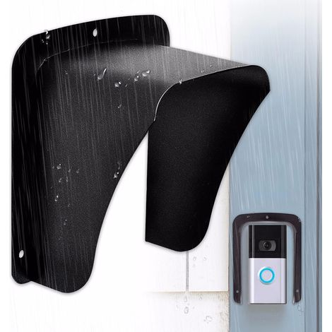 Waterproof Metal Cover for Video Camera, Doorbell, Door Lock, Access Doors Knob, Protects Device From Sunshine And Raindrops, Suitable For All Types (1/5)
