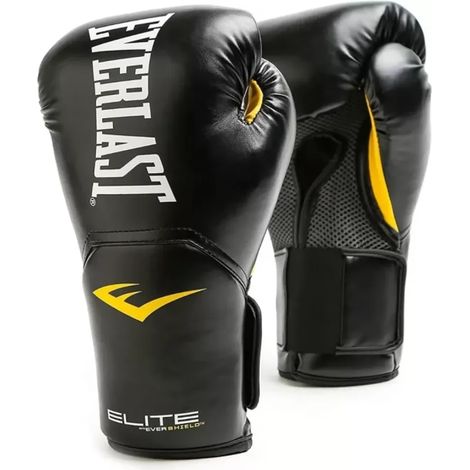 Gants de boxe professionnels 14 – Gants d'entraînement et de sparring ultra-résistants pour hommes et femmes, finition cuir et rembourrage en mousse (1/5)