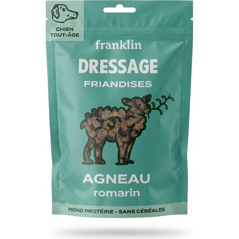 FRANKLIN - Friandises de dressage - Agneau et Romarin - Sans céréales - Digestion et Immunité - Voir photos (1/5)