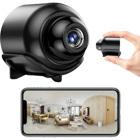 Mini Caméra Espion WiFi 1080P, Vision Nocturne, Détection Mouvement (1/5)