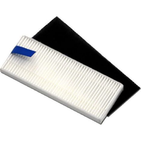 Filtre HEPA à brosse latérale pour aspirateur robot Tefal Rowenta Explorer 20 40 50 RG7687/RR7687WH-6 serpillières (1/4)