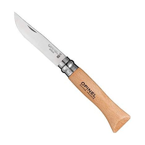 Klappmesser Opinel n°6 Edelstahl 7 cm Virobloc
