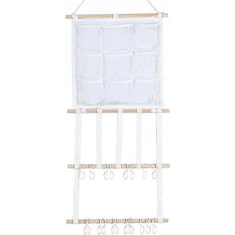 Wandmontierter Organizer für Haarbänder und Haarschleifen, vormontiert, für Mädchen. (1/5)