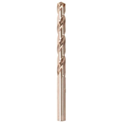 Foret hélicoïdal avec queue cylindrique courte, en acier à coupe rapide à 5 % de cobalt, type Ti, DIN 338, surface sans revêtement, Ø h8 : 1,10 mm (1/5)