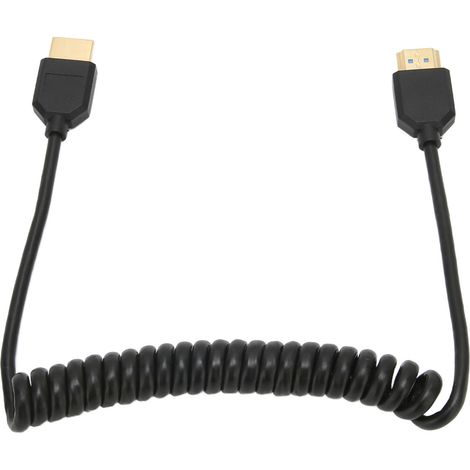 Câble HDMI Spirale 8K 60Hz Haute Vitesse Plug-and-Play pour TV 4K et Jeux Vidéo (1/5)