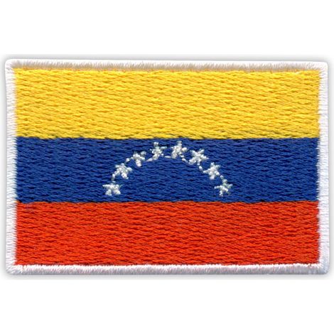Venezuela-Flagge zum Aufnähen – gestickter Aufnäher/Abzeichen/Emblem