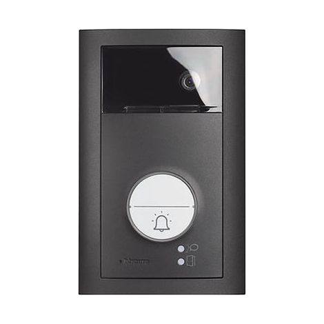 Kit Linea 3000 Black con badge RFID finitura Dark BTicino 363943