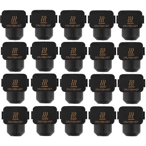 20 chaussettes en silicone pour Bambu Lab A1 Mini, housse de protection pour tête d'impression, manchon isolant pour des performances améliorées de l'imprimante 3D (1/5)
