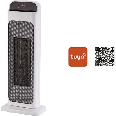 Calefactor Torre 2000W Oscilante con Programador, Mando y Función WiFi (1/5)