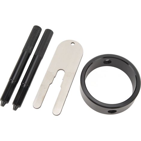 Compresseur de ressort de fourche moto universel en aluminium, compatible avec la plupart des fourches inversées de motos de route. (1/5)