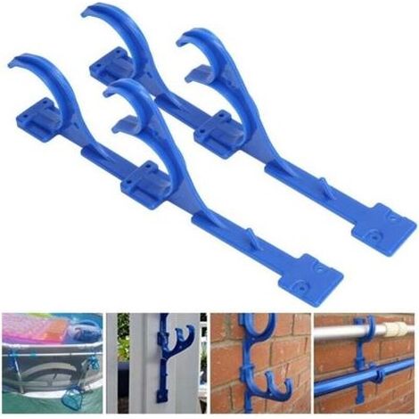 Crochet de suspension de piscine en plastique pour piscine, poteau télescopique, tuyau d'aspirateur, outils de jardin (1/5)