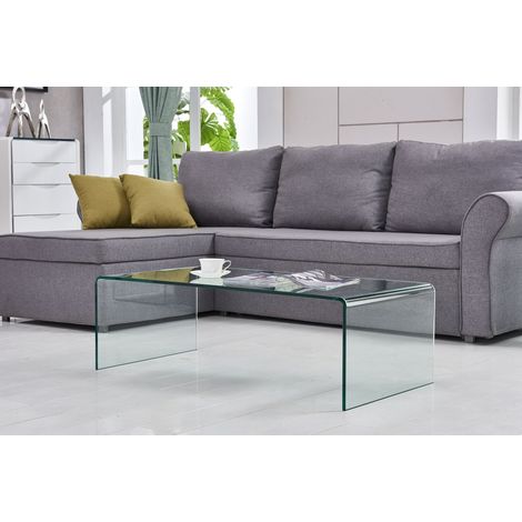 Table multifonction verre trempé imperméable durable table d'appoint étude jeu pique nique utilisable intérieur extérieur maison bureau restaurant événement (1/5)