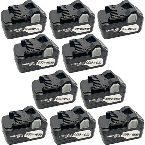 10X Batterie 5,0Ah 18V/36V pour HiKOKI BSL36A18 BSL36B18 G3613DB UB18DJL C18DBL – Li-Ion (1/5)