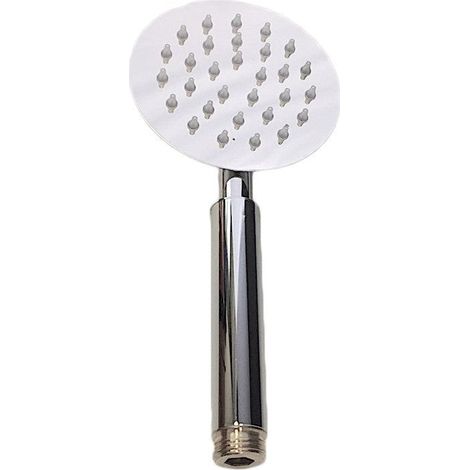 Douchette ronde en acier inoxydable chromé (1/3)