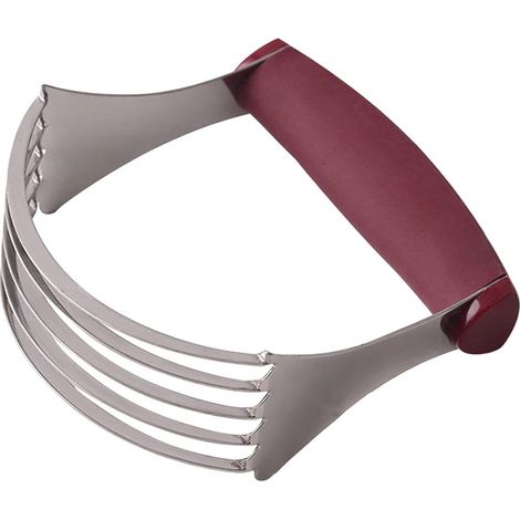 Outil de découpe de pâte, mélangeur à pâte professionnel, poignée antidérapante confortable, coupe-pâte efficace pour biscuits, gâteaux, pâtisseries, accessoire de pâtisserie pour cuisiniers amateurs, (1/5)