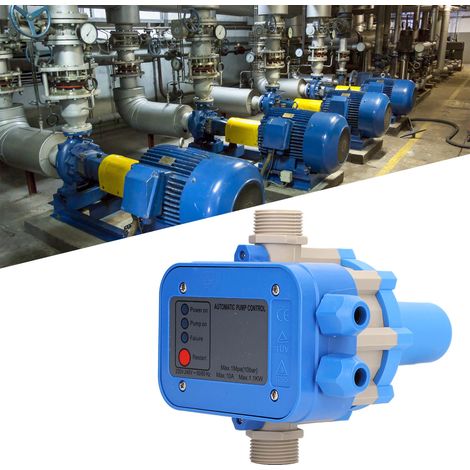 Modèle bleu-gris, 1,5 bar-3,0 bar, interrupteur de contrôle de pression de pompe à eau réglable étanche de haute qualité, 220 V-240 V. (1/5)