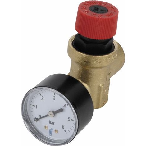 Sicherheitsventil mit Manometer