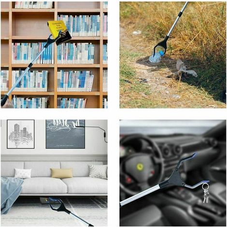 VURAHOME - Outils De Ramassage,Baton Telescopique,Pince Ramasse Dechets,Extra-Long, Ramassage Des Ordures, Déchets De Jardin,Outils À Main Handicapés, Éboueur (1/4)