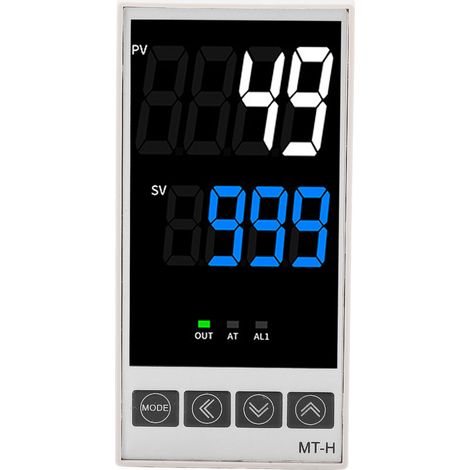 Kit de régulateur de température PID avec affichage numérique intelligent et contrôle automatique de la température, AC100‑240V, 48 x 96 mm (1/5)