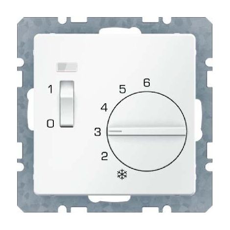 Termostato Berker Q.1 bianco per il controllo della temperatura in casa