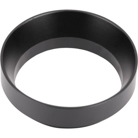 Entonnoir doseur à café moulu avec anneau de rechange magnétique, accessoire pour cafetière, noir, 58 mm, avec aimant (1/5)