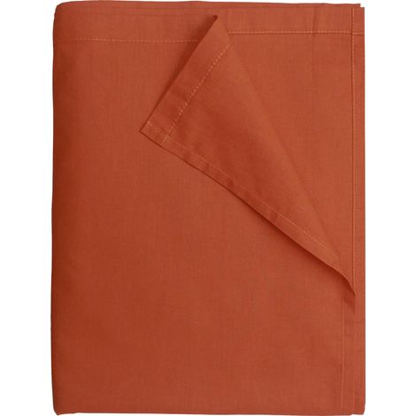Drap Plat 240x300 cm Tomette - 100% coton 57 Fils