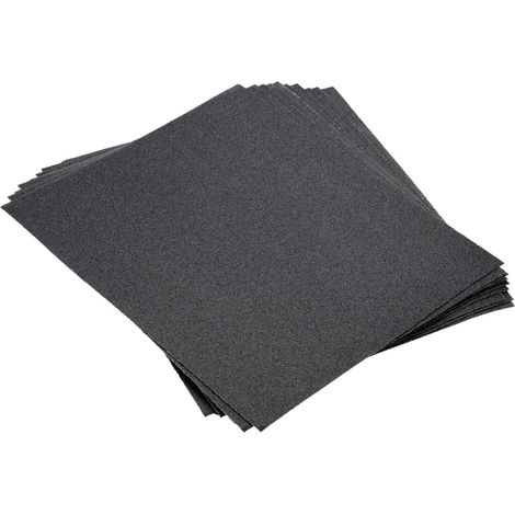 10 Blatt Korn 80 Schleifpapier Schleifbogen 230x280mm nassfest