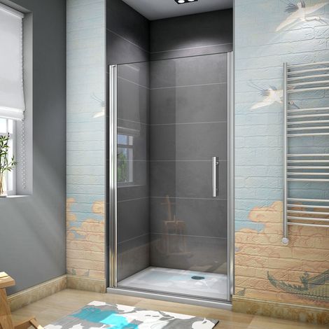 80x180cm Nischentür Drehtür Nano Duschkabine Duschabtrennung Dusche Duschwand Türhöhe:180cm (1/5)