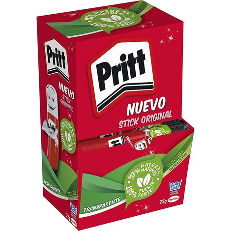 Pegamento pritt en barra 22 gr unidad (pack de 15 uds.) (1/5)