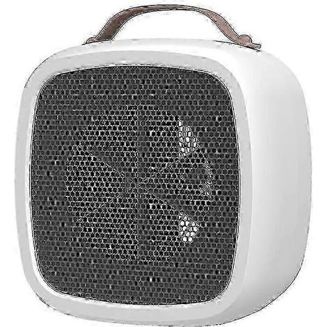 Mini ventilateur électrique compact à piles, chauffant et réglable, idéal pour l'hiver. Équipé d'un thermostat, il offre une production d'énergie élevée et est facile à transporter. Économique en éner (1/5)