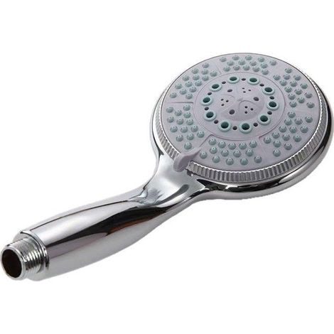 Pommeau de douche + flexible de douche en acier de 1,5 m, pommeau de douche à 3 vitesses, pommeau de douche anticalcaire avec buse (1/3)