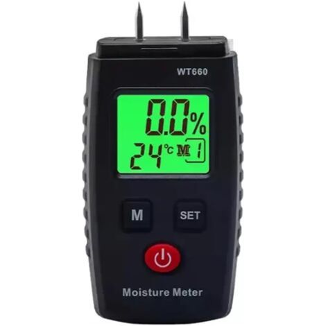HumidimèTre pour Bois, DéTecteur D'Humidité NuméRique à Broche, DéTecteur de Fuite D', HumidimèTre Portable pour Bois de Construction, Murs (1/5)