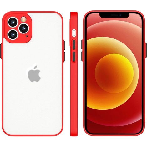 Milky Case Silikon-Schutzhülle, flexibel und durchscheinend, für Samsung Galaxy S21+ 5G (S21 Plus 5G), Rot (1/5)