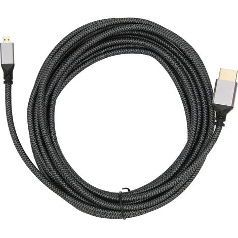 Câble HDMI Haute Vitesse 18Gbps 4K 60Hz, Connecteur Mâle à Mâle, 5 mètres, Compatible Ultra HD et Multimédia (1/5)