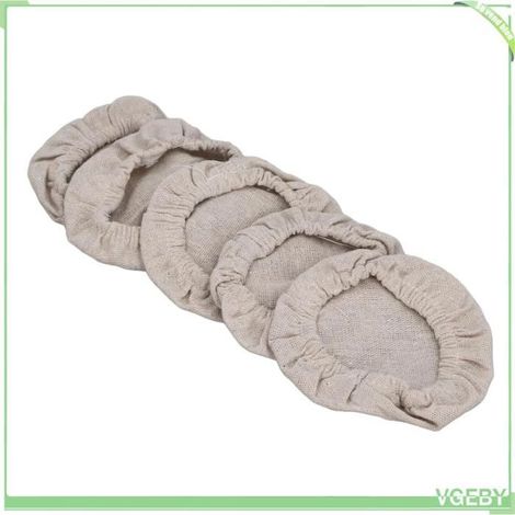 Couvercle de pot de démarrage au levain - FAFEICY - Lot 5 - Lin - Ø 3–4 pouces - Réutilisables (1/5)