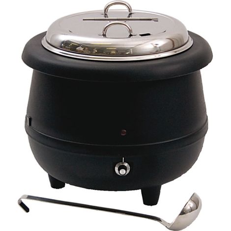 Marmite électrique à soupe de 10 litres avec cuillère - Stalgast (1/2)