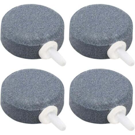 Lot de 4 Pierres Diffuseurs d'Air pour Aquarium, Augmente l'Oxygène, Pour Aquariums, Étangs, Pompe à Air, Accessoires d'Aquariophilie (1/4)