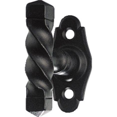 Bouton sur platine Bourgogne BOUVET Fer noir - 12417 (1/2)