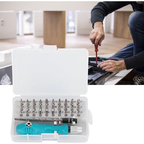 Haushaltsschraubendreher-Set, Phillips, Sechskant, Torx, Dreieck, Y-förmig, 8210, 45, 32-teilig. (1/5)