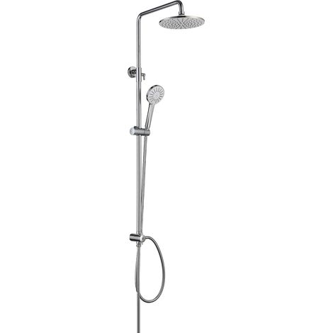 CECIPA Sistema doccia cromato Colonna doccia a cascata con doccetta a 3 funzioni Set doccia in acciaio inox (senza rubinetti) (1/5)