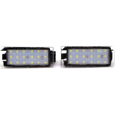 Luces de matrícula LED para Nissan, Renault, Mercedes y Fiat (2 unidades) (1/5)