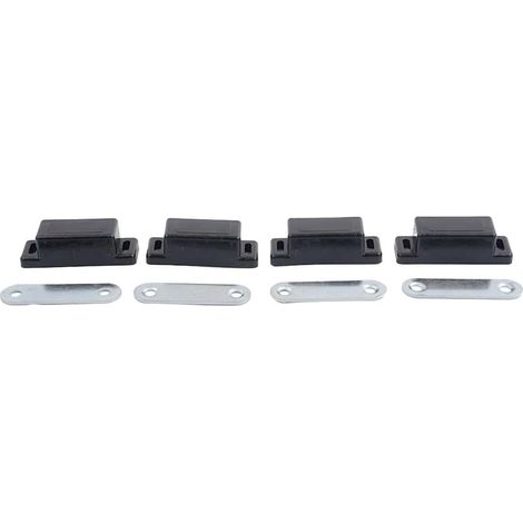 Lot de 4 fermetures magnétiques pour portes placard, loquets en (1/5)