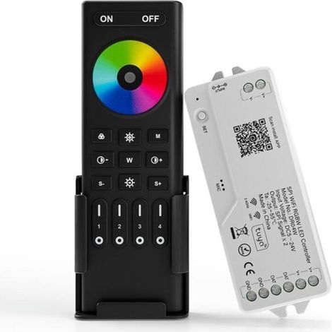 2,4-GHz-WLAN-Controller DR04W SPI RGBW RC03RF, Tuya-App-Fernbedienung (1/4)