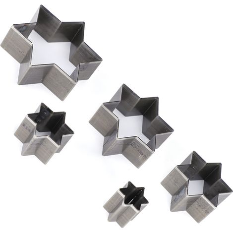 Matrice de découpe en cuir artisanale en forme d'étoile n° B06, matrice de découpe pour cuir, matrice de découpe laser, matrice de découpe pour pendentif personnalisé (1/5)