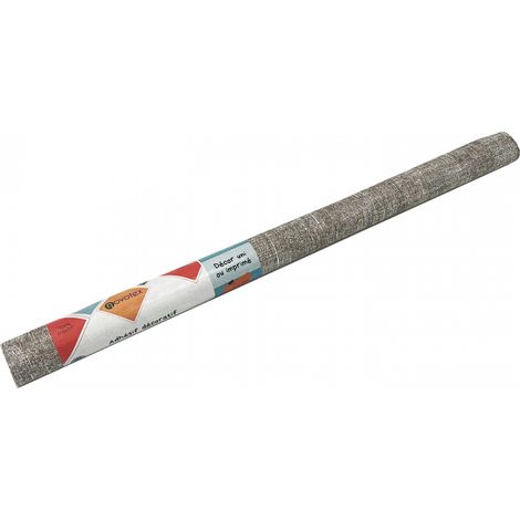 Adhésif Imprimé Lin Beige 45cm x 2m (1/3)