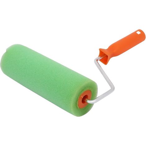 Baguette meubles 70 mm x 200 Blumenmuster Malerei Farbroller Pinsel vert (1/3)