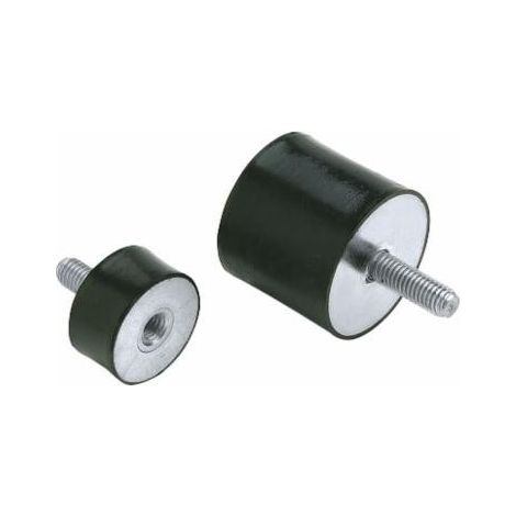 Silent bloc male x femelle Ø50 x 30 mm M10 – Isolation vibrations – Charge max 159 kg – Pour tronçonneuse - M10X28 (1/3)