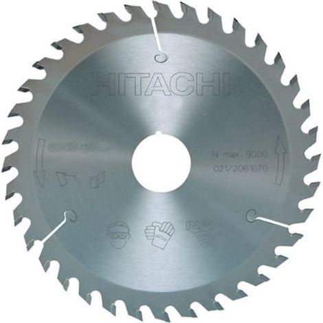 HIKOKI 752483 - Disco para sierra circular 190x2.6x1.6 mm eje 20 mm 18 dientes para madera