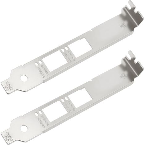 Packung mit 2 Netzwerkkartenhalterungen in voller Höhe, kompatibel mit Intel X520-DA2 2 SFP+ 10G (1/5)